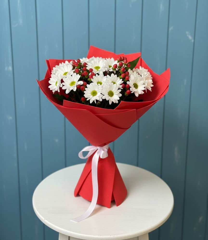 Букет цветов из: Хризантемы в Зункаре