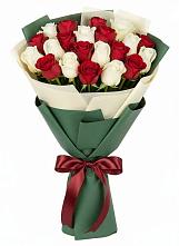 Букет Микс из красных и белых роз #REPLACE_PRED# Зункаре