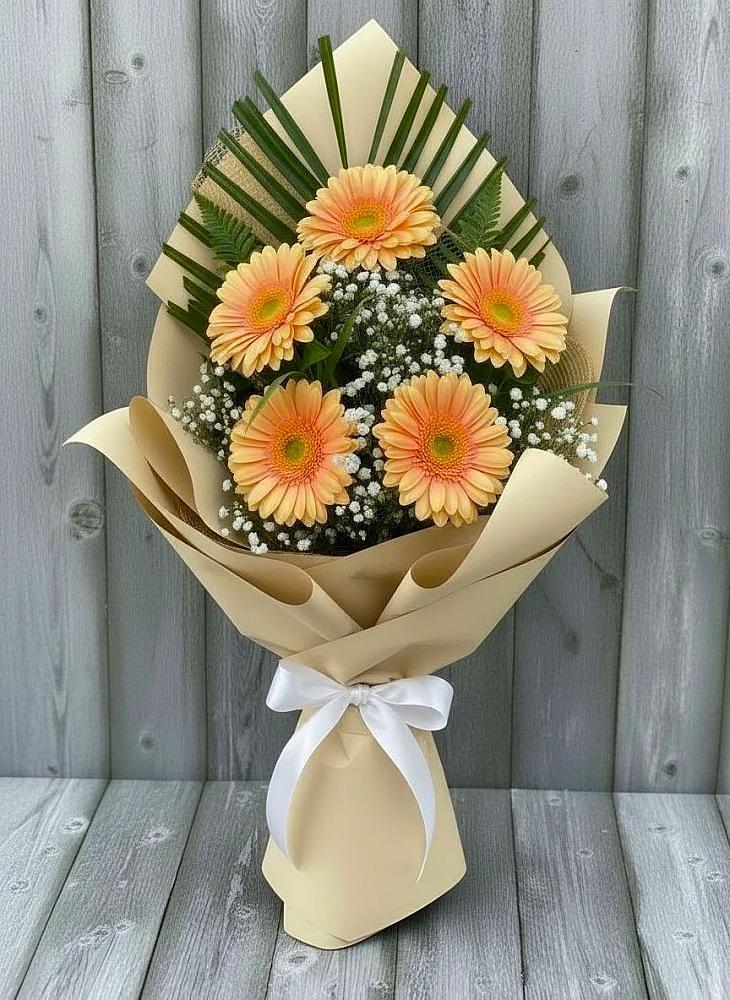 Букет цветов из: Герберы в Зункаре