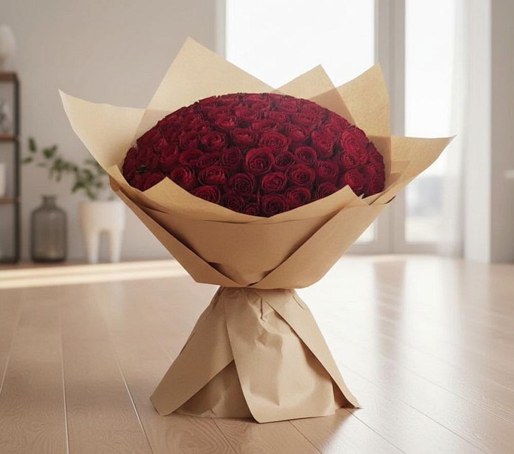 Букет 101 Красная роза в Зункаре
