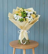 Букет цветов из:  Хризантемы и Розы в Зункаре