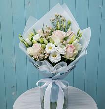 Букет цветов из:  Розы и Лизиантусы #REPLACE_PRED# Зункаре